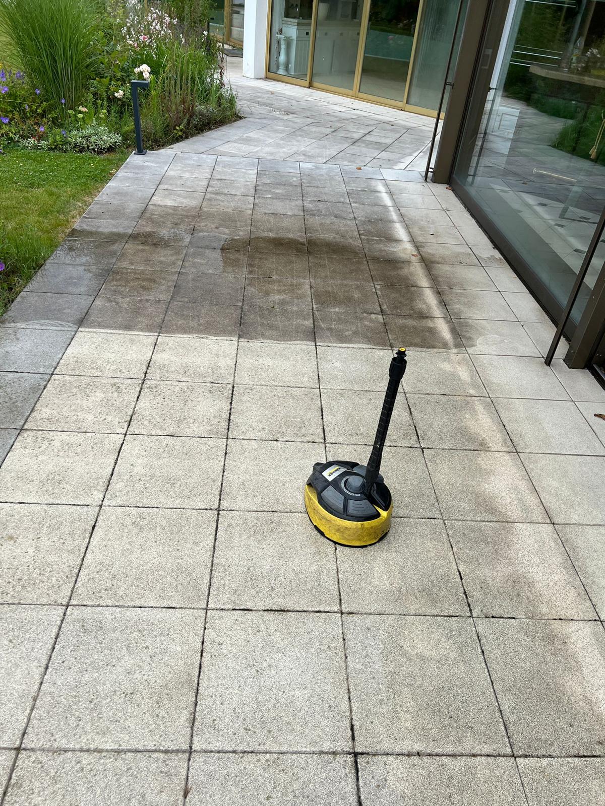 Terrasse vorher und nachher
